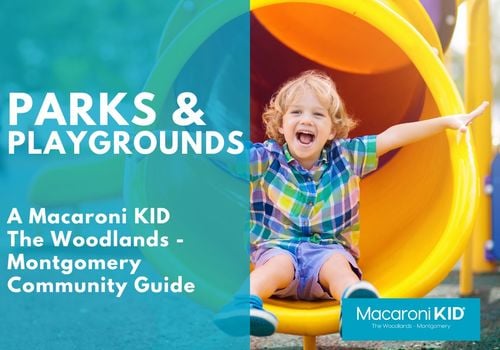 parks and playgrounds guide the woodlands texas Montgomery conroe for families and kids