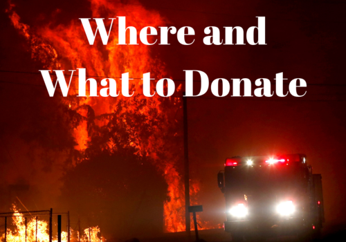 donations for the paradise/ Camp fire