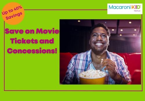 Save up to 40% on movie tickets and concessions