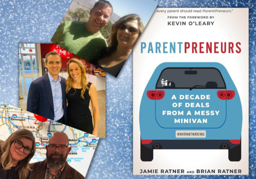 ParentPreneurs, with two publisher couples and Jamie and Brian
