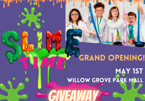 slime time grand opening giveaway