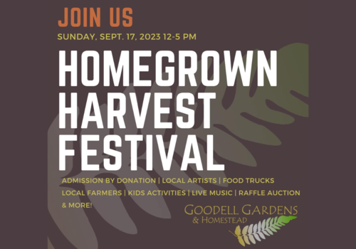 Homegrown Harvest Festival 2023 Goodell Gardens