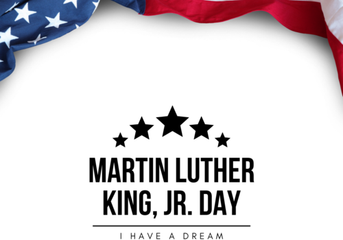 USA Flag, Martin Luther King Day I have a dream