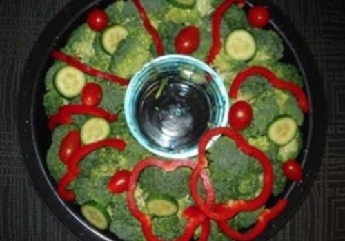 Vegetable Wreath Appetizer