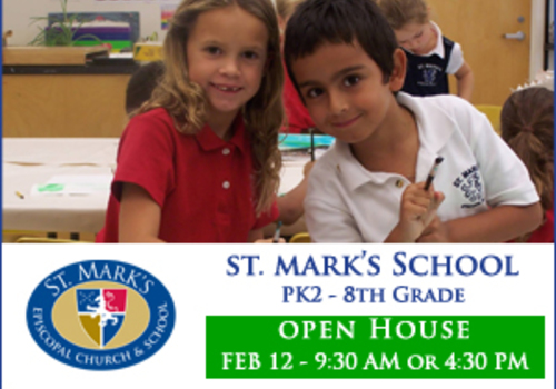 St Mark S Episcopal School S Open House February 12th