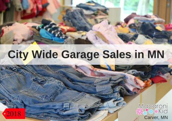 2018 City Wide Garage Sales And Kids Sales In Minnesota