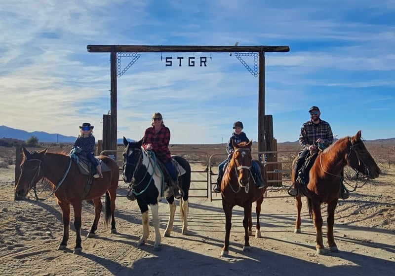 Stagecoach Trails Guest Ranch horseback ride