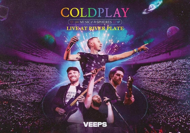 Coldplay band performing live at 2025 concert in Miami