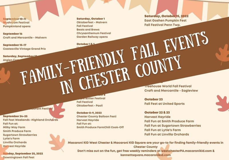 Fall Events in Chester County 2022