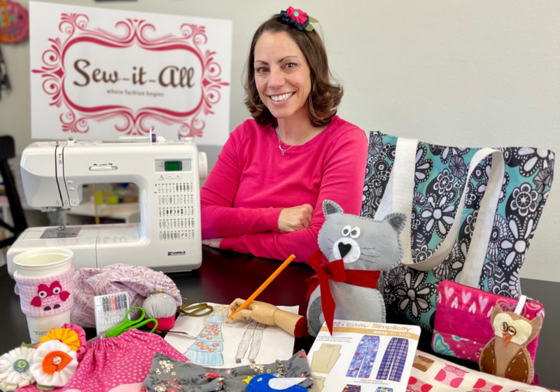 Alicia of Sew It All and sewing projects