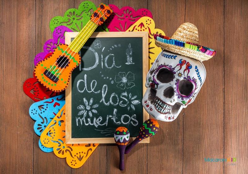 Dia de los muertos background