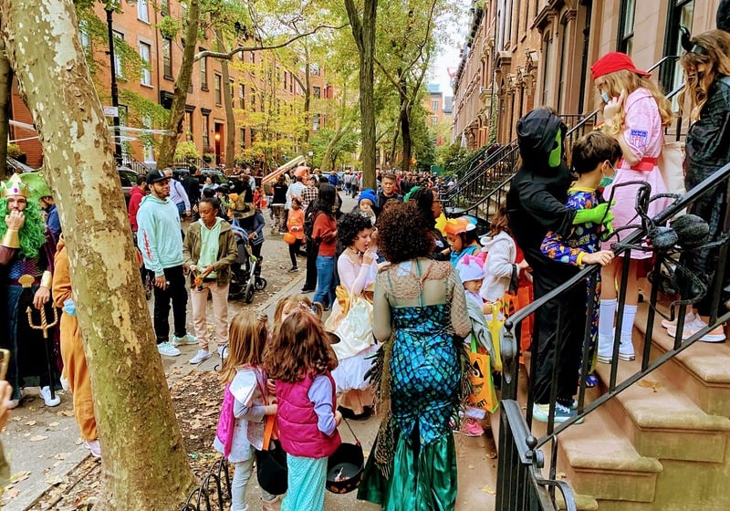 Halloween Trick or Treating in Brooklyn Heights