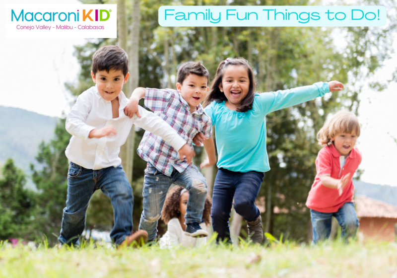 Family Fun things to do Happy kids playing outside