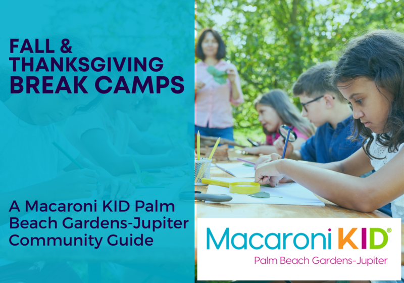 Fall and Thanksgiving Break Camp Guide in Palm Beach County