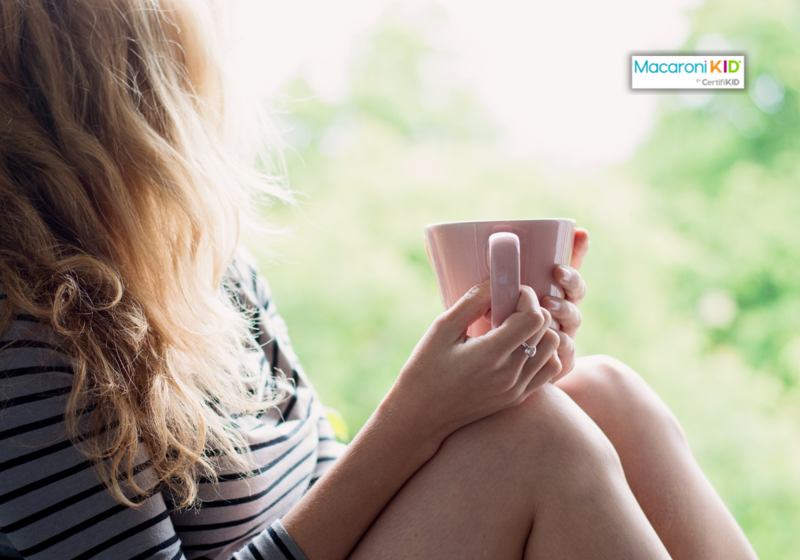 woman relaxing at home