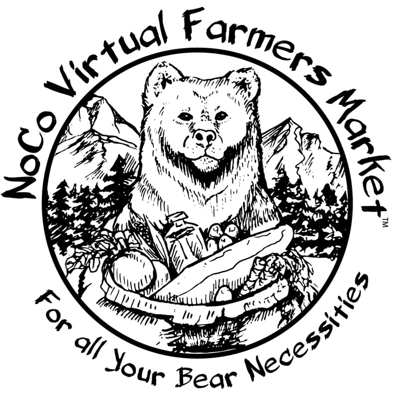 NOCO Virtual Farmers Market BW Logo