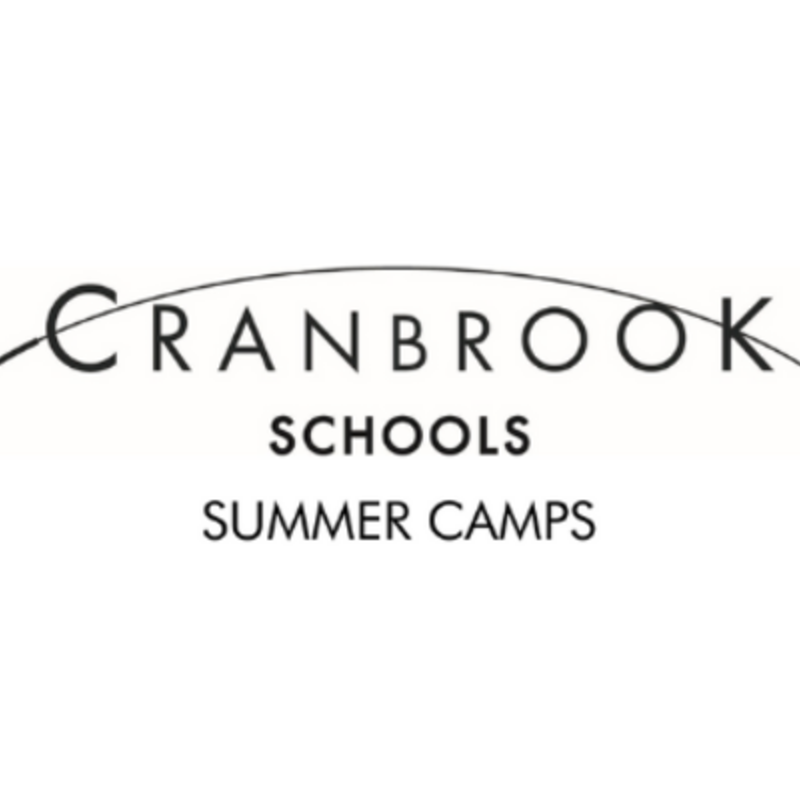 Text reads Cranbrook Schools Summer Camps