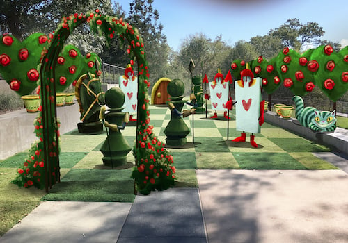 Imaginary Worlds Alice S Wonderland At Atlanta Botanical Gardens