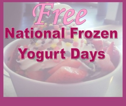 Celebrate National Frozen Yogurt Days Feb 2 6