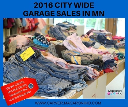 2016 City Wide Garage Sales In Carver County Mn And Surrounding Areas