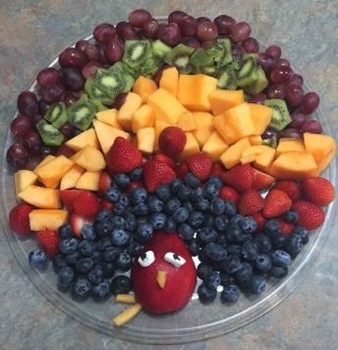 fruit platter turkey