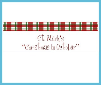 Christmas In October At St Mark S Episcopal School