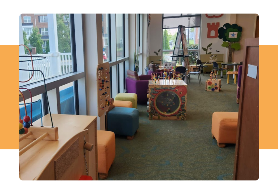 Claymont Library Children's Area