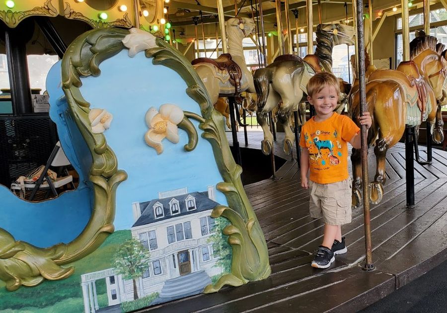 George W Johnson Carousel Endicott NY