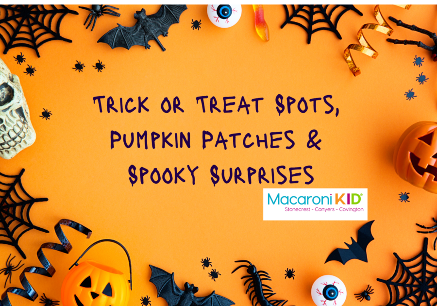 List of Trick or treat spots, pumpkin patches and spooky places in stonecrest, conyers and covington georgia