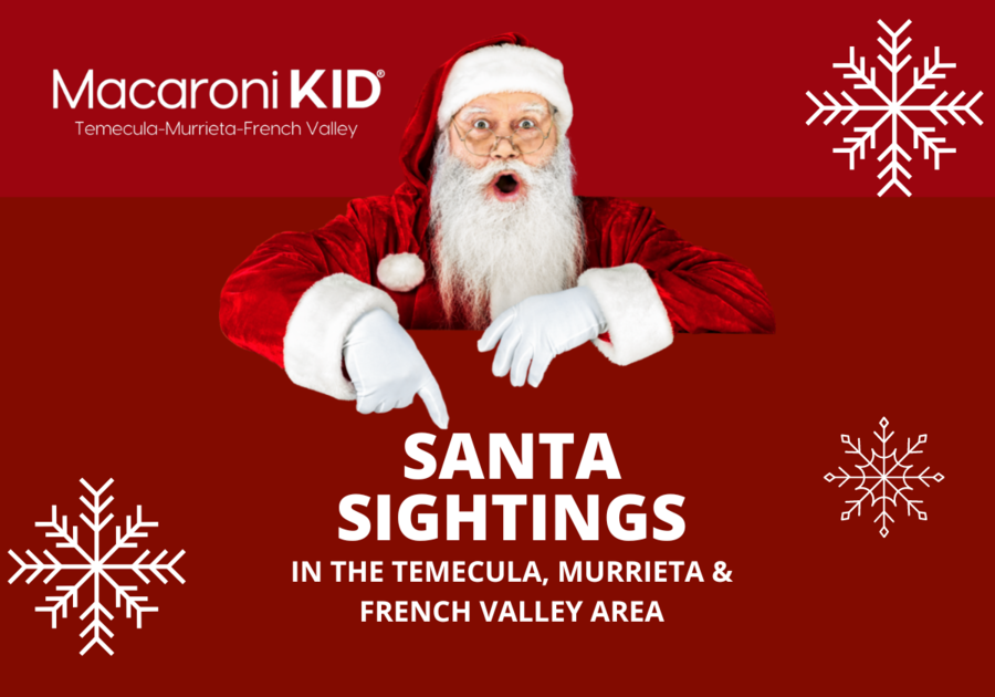 Where to See Santa in the Temecula, Murrieta and French Valley Area
