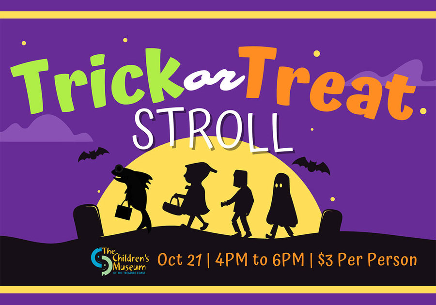 The Children's Museum of the Treasure Coast 2023 Trick or Treat Stroll poster