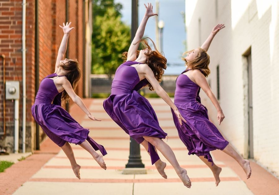 Dance Tech and Talent Dancers in Purple