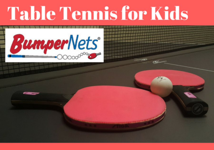 Getting kids started playing table tennis with BumperNets