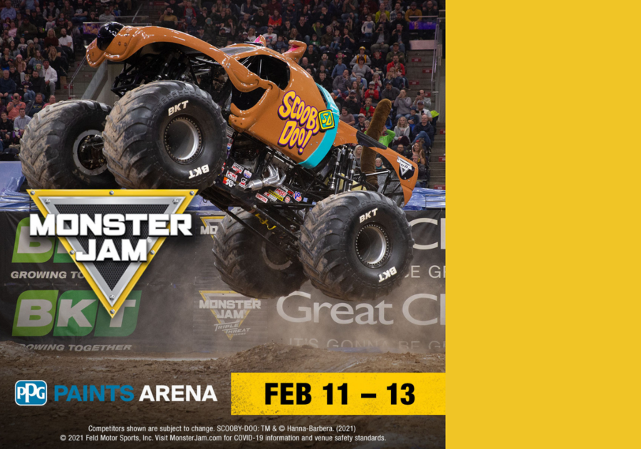Monster Jam is coming to Pittsburgh's PPG Paints Arena Next Weekend