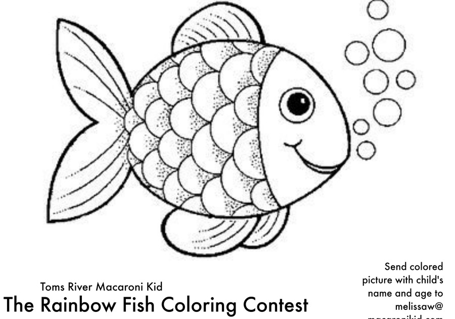 Rainbow Fish Coloring Contest - Friday is Last Day to Enter | Macaroni