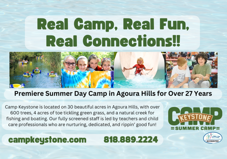 Camp Keystone, Real Camp, Real Fun, Real Connections!! Premiere Summer Day Camp in Agoura Hills for Over 27 years. Camp Keystone is locate on 30 beautiful acres in Agoura Hills, with over 600 trees