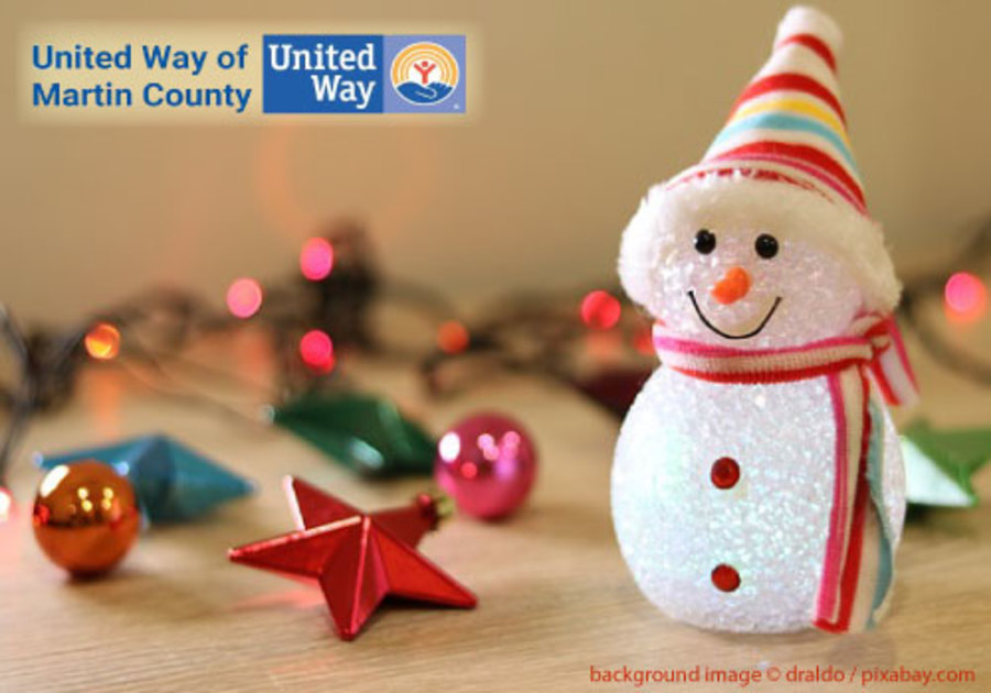 United Way 2019 Holiday Project - Snowman Holiday Background