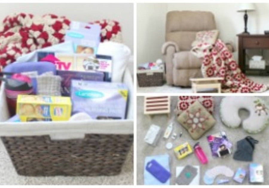 Breastfeeding Essentials Gift Basket for Nursing Moms - Courtney's