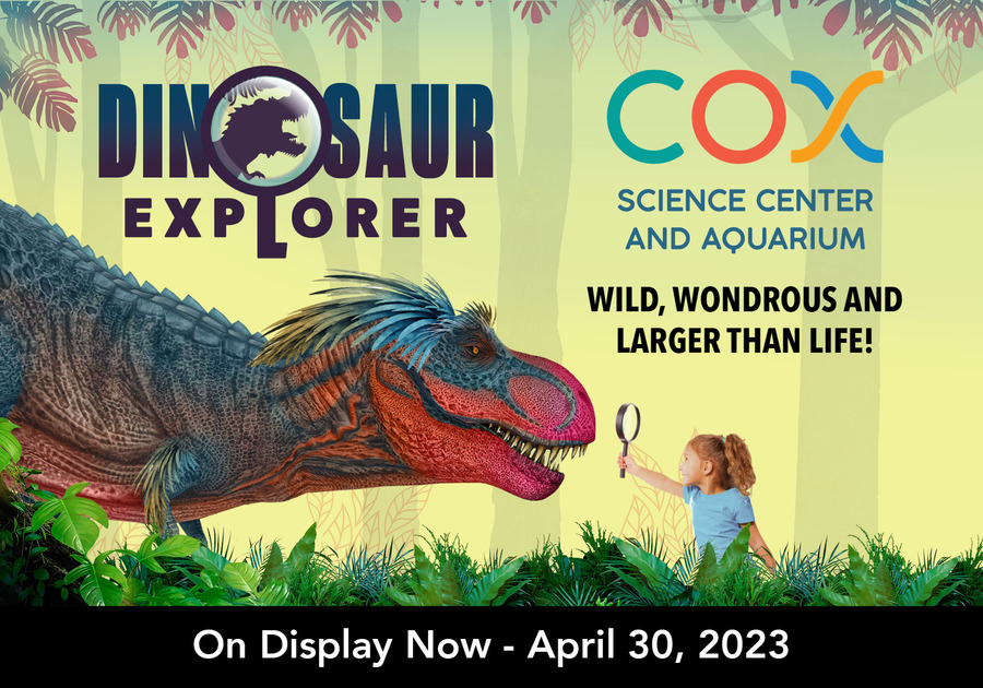 Dinosaur Explorer Exhibit at Cox Science Center