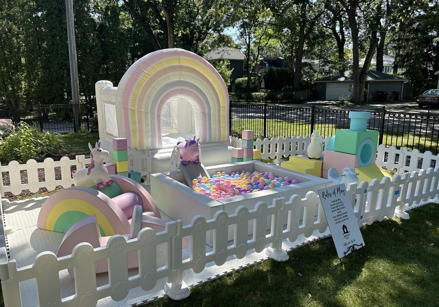 outdoor toddler playscape