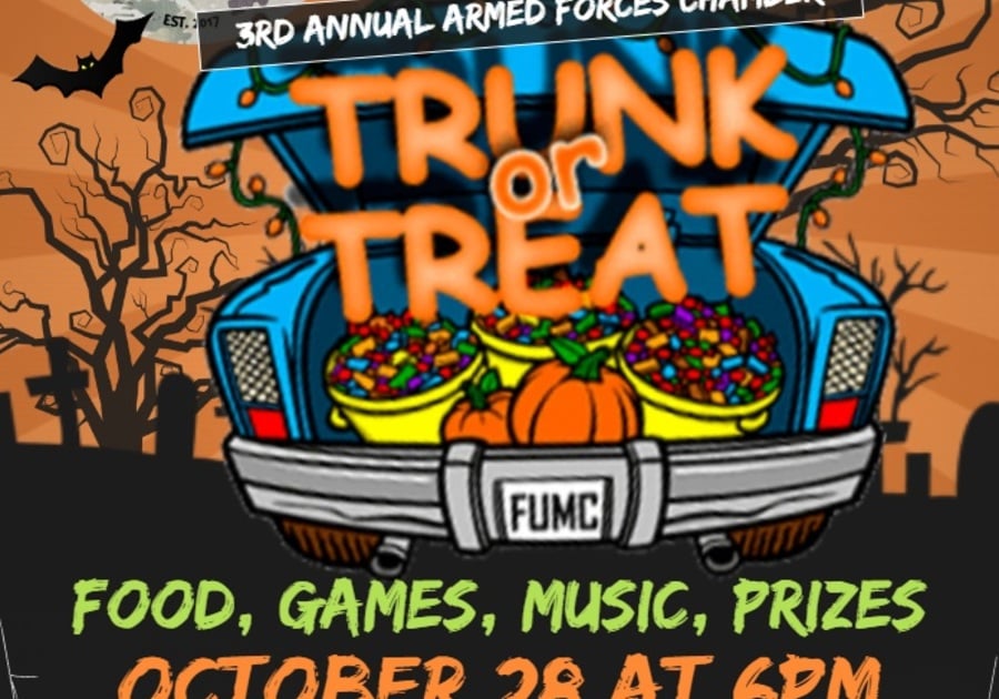 Halloween Fun 3rd Annual Armed Forces Chamber TrunkorTreat
