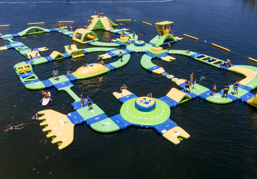 Shark Wake Park Obstacle Course