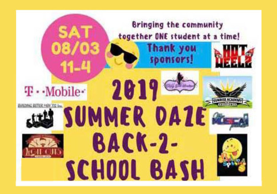 2019 Summer Daze Back to School Bash