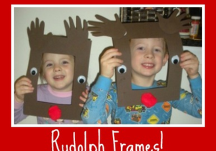 Rudolph Frames kids can make