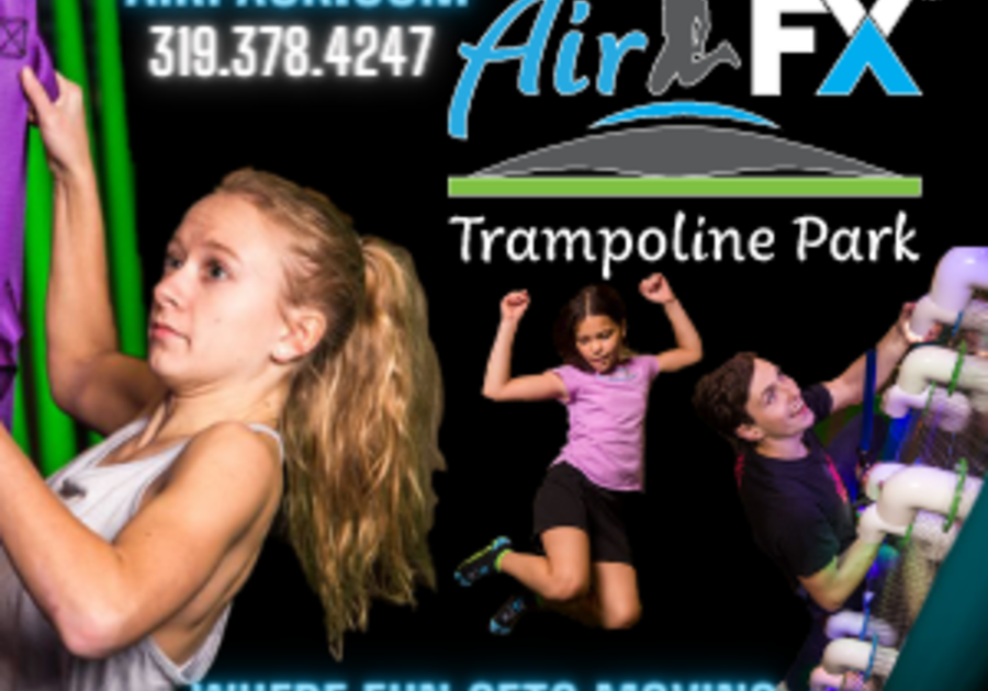 New Attractions At Airfx Trampoline Park Macaroni Kid Iowa City