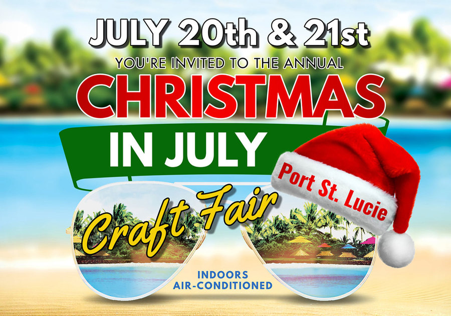 2024 Christmas in July Flyer