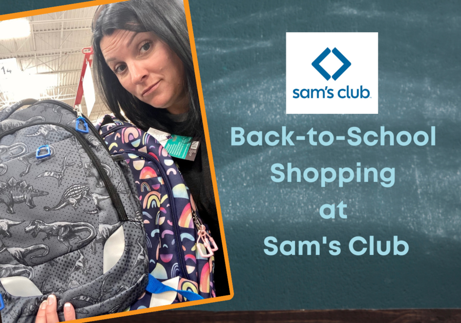 Back to School Shopping at Sam's Club