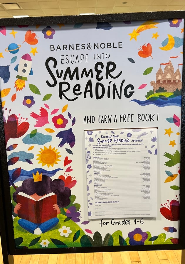 Earn a FREE Book through Barnes and Noble Summer Reading Program