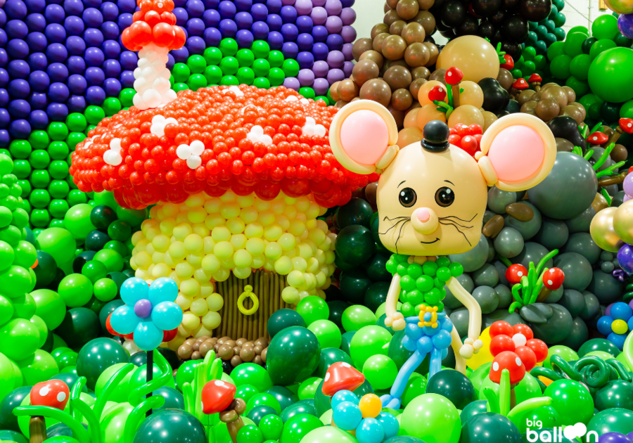 Squeak! Mouse Mushroom House At Big Balloon Build ®