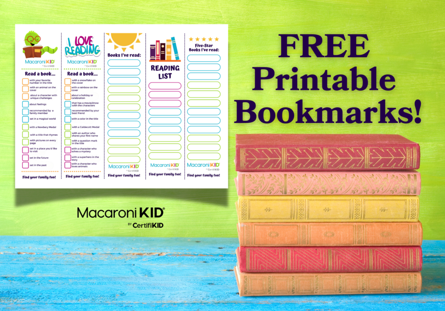 Free printable bookmarks to help motivate kids to read